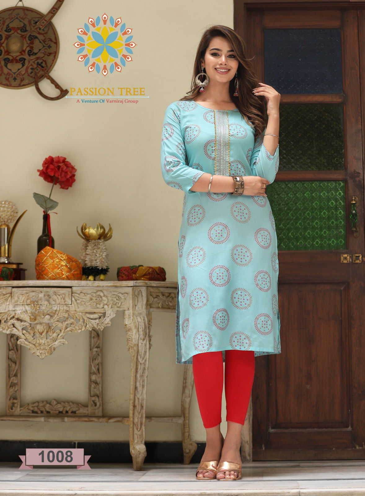 Albeli Vol 1 By Passion Tree Embroidery Designer Kurtis
